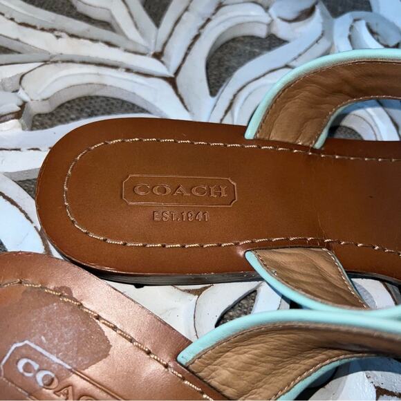 Coach Sheena Tassel Flip Flop Sandals Shoes Women’s 8.5 - Picture 6 of 9